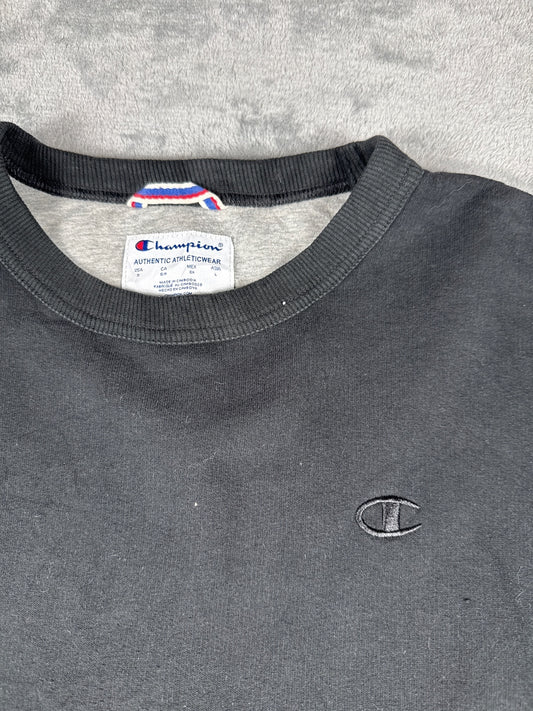 Champion Authentic Athleticwear Black Crewneck Sweatshirt -S