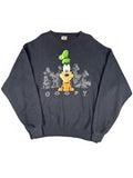 Vintage Disney Store Goofy Sweatshirt Black Large