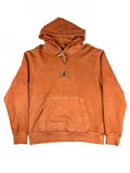 Jordan Orange Hoodie Sweatshirt with Front Pocket and Draws