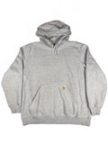 Vintage Retro Carhartt Grey Hoodie Sweatshirt XL