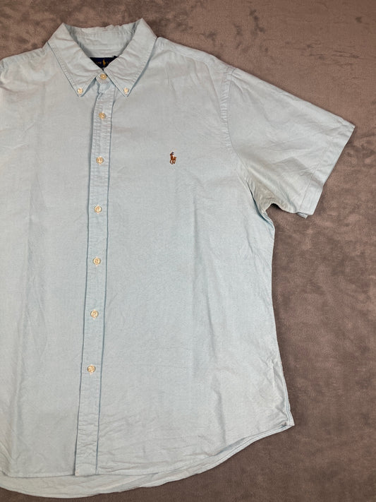 Ralph Lauren Slim Fit Light Blue Short Sleeve T-shirt XXL