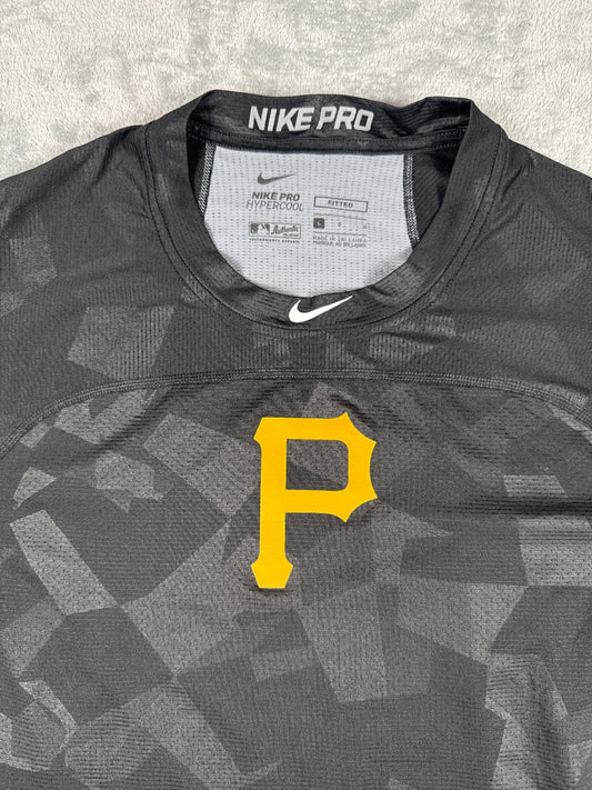 Nike Pro Pittsburgh Pirates Black Performance Baseball Shirt