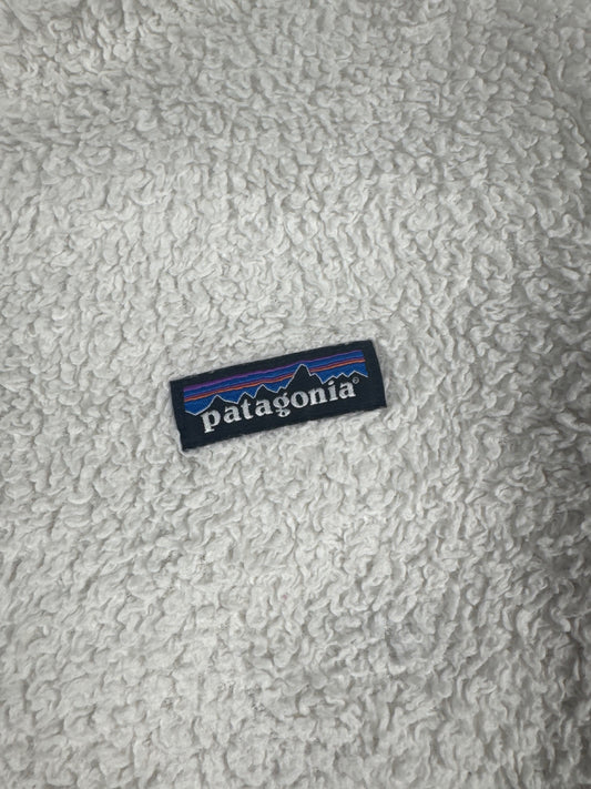 Patagonia Women's Cream Full-Zip Fleece Jacket Size S