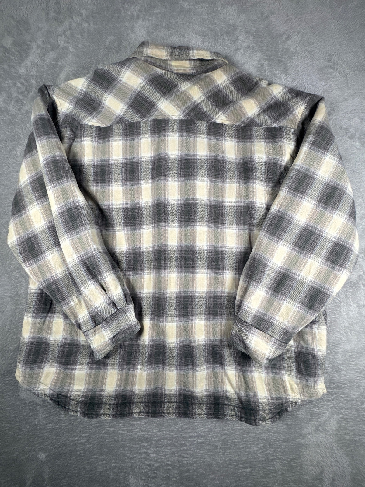 Levi's Quilted Lined Plaid Shirt Jacket Size XL
