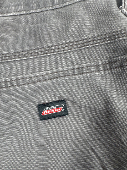 Dickies Work Pants Grey Cotton W36 L34
