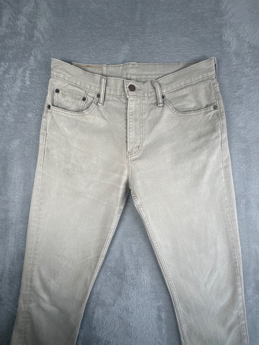 Levi's 511 Slim Fit Beige Jeans W32 L34