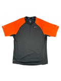 Nike Dri-FIT Running T-Shirt Medium Black and Orange Medium
