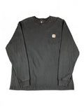 Carhartt Original Fit Long Sleeve Pocket T-Shirt in Black, L