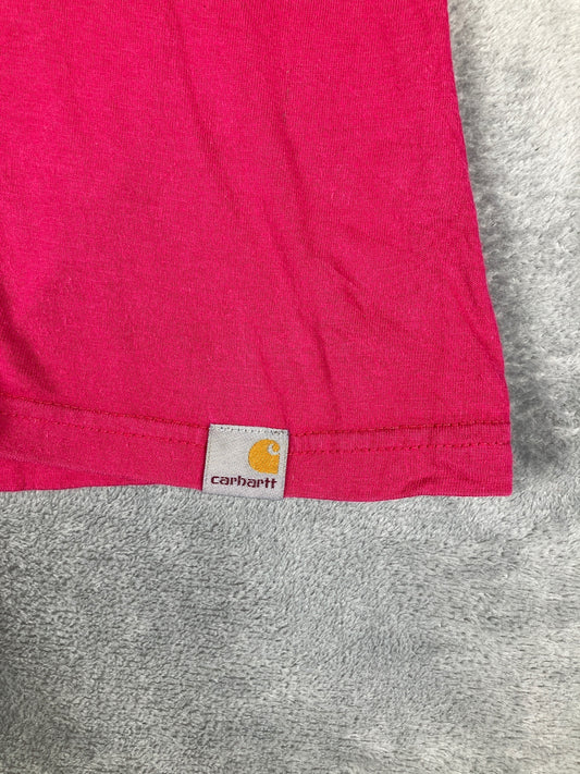 Carhartt Work In Progress Large Red Graphic T-Shirt Size L