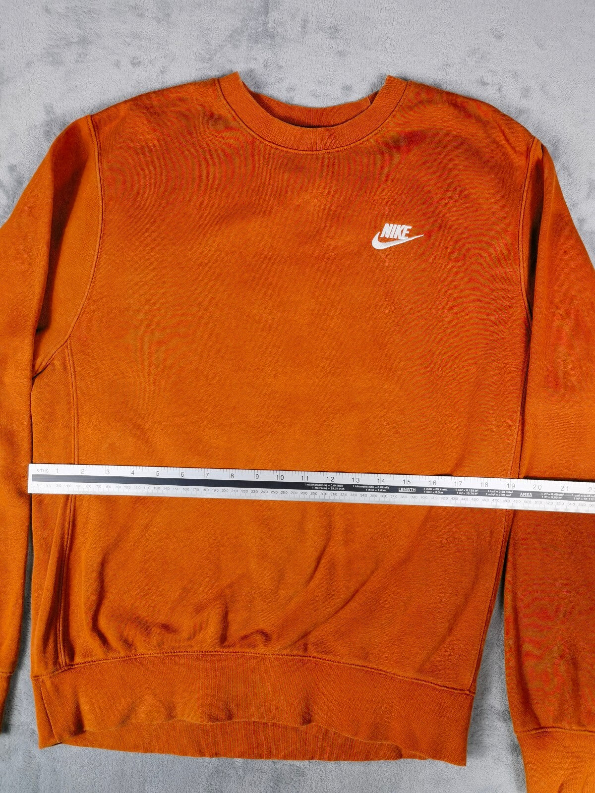 Nike Orange Crewneck Sweatshirt Size S