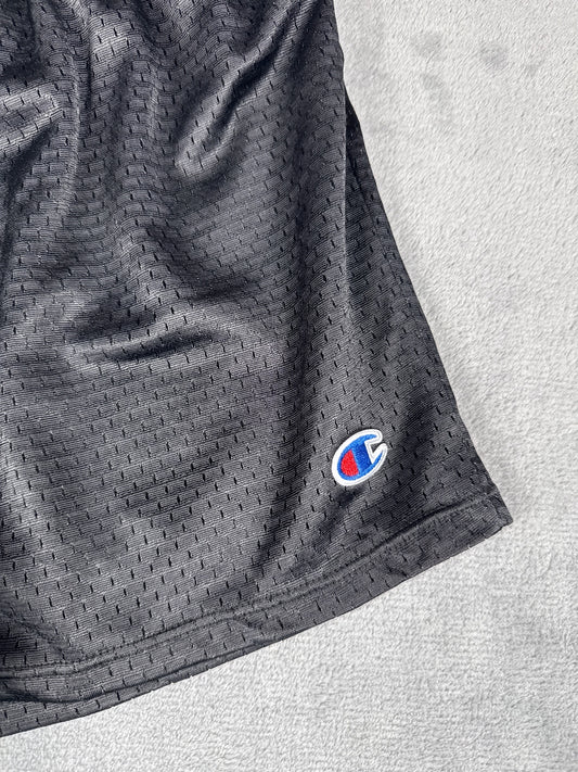 Champion Authentic Athleticwear Black Mesh Sports Shorts - S