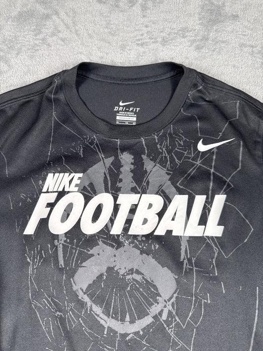 Nike Football Dri-FIT Black T-Shirt Size XL