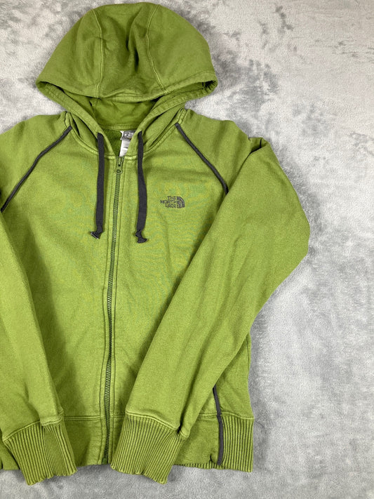 The North Face Women's Green Full Zip Hoodie Size Medium