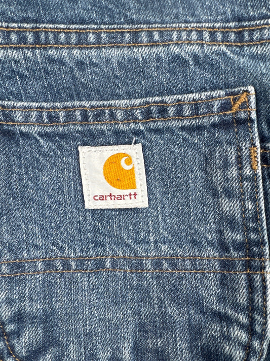 Carhartt Women's Blue Denim Carpenter Jeans W28 L30