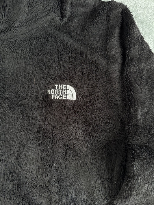 The North Face Women's Black Fuzzy Full-Zip Jacket Size L