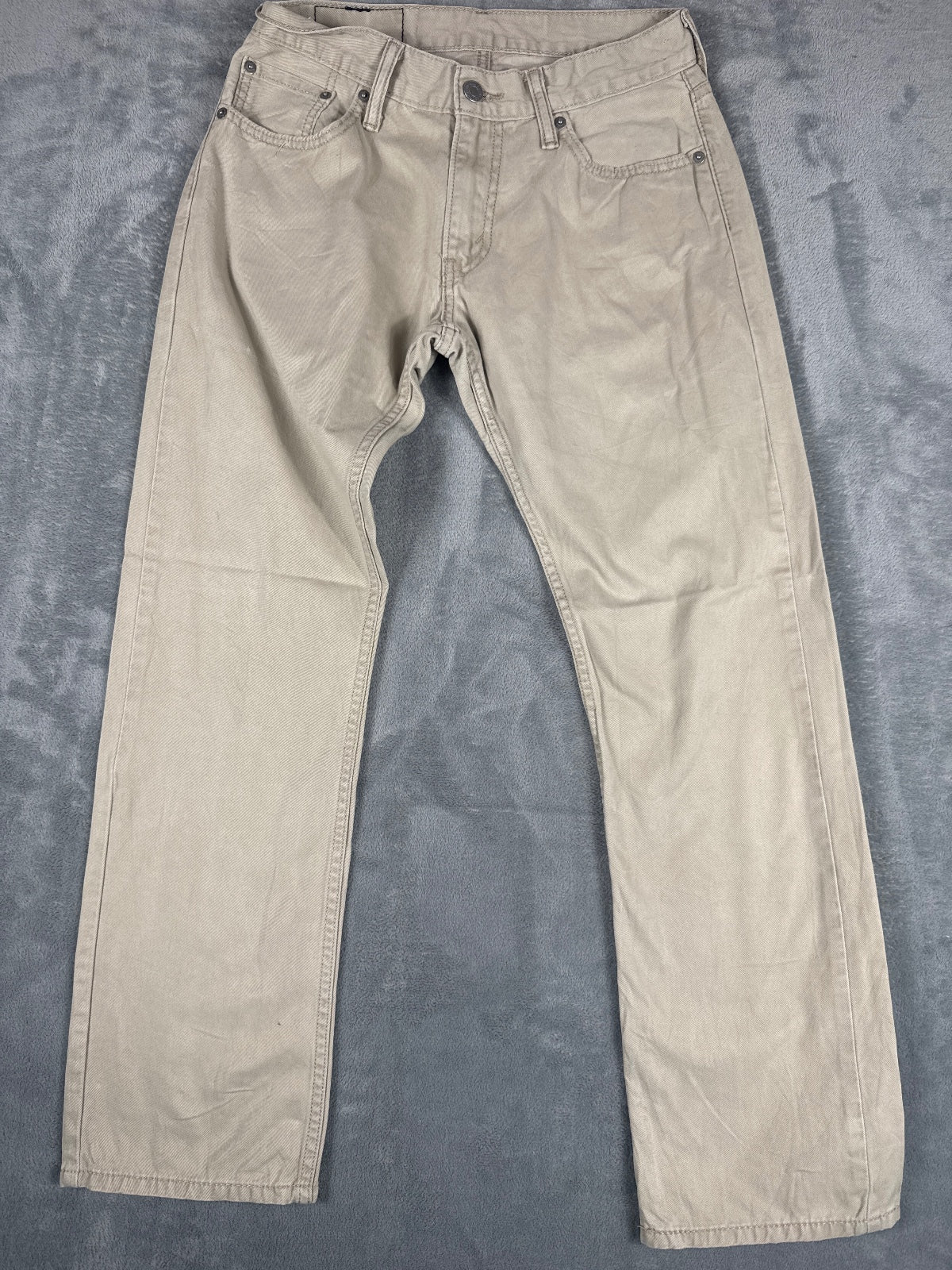 Levi's 514 Beige Straight Fit Jeans 29x30