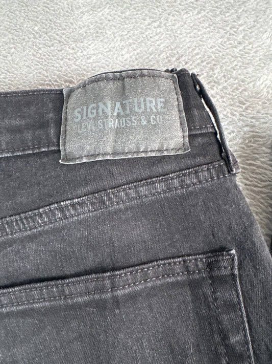 Levi's Signature Black Skinny Jeans W32 L30