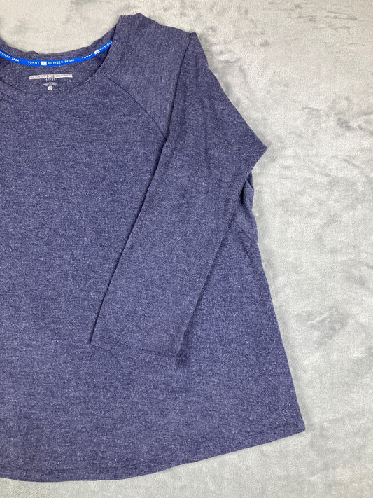 Tommy Hilfiger Sport Navy Blue Long Sleeve Top Size XL
