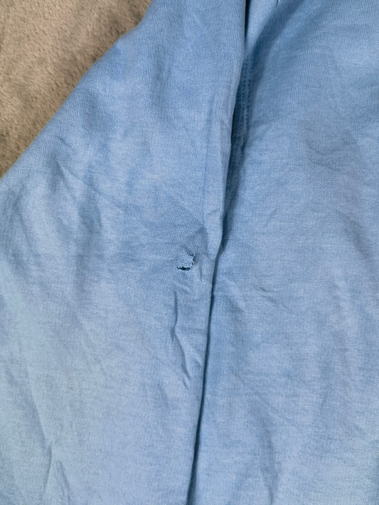 Champion Authentic Light Blue Hooded Sweatshirt Size L