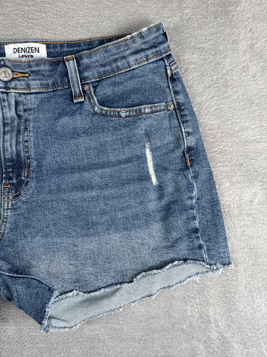 Denizen Levi's Blue Denim Distressed Shorts - W30