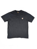 Vintage Retro Carhartt Black Pocket T-Shirt Size L