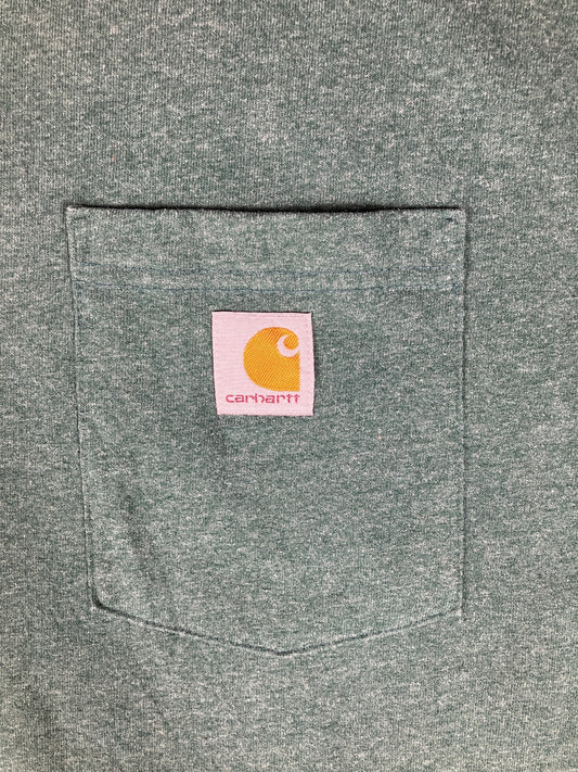 Carhartt Loose Fit Green Vintage Pocket T-Shirt Size S