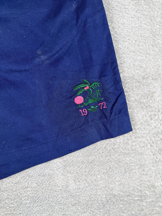 Vintage Retro Adidas Blue Shorts W34