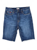 Tommy Hilfiger Denim Men's Blue Raw Hem Denim Shorts - 8