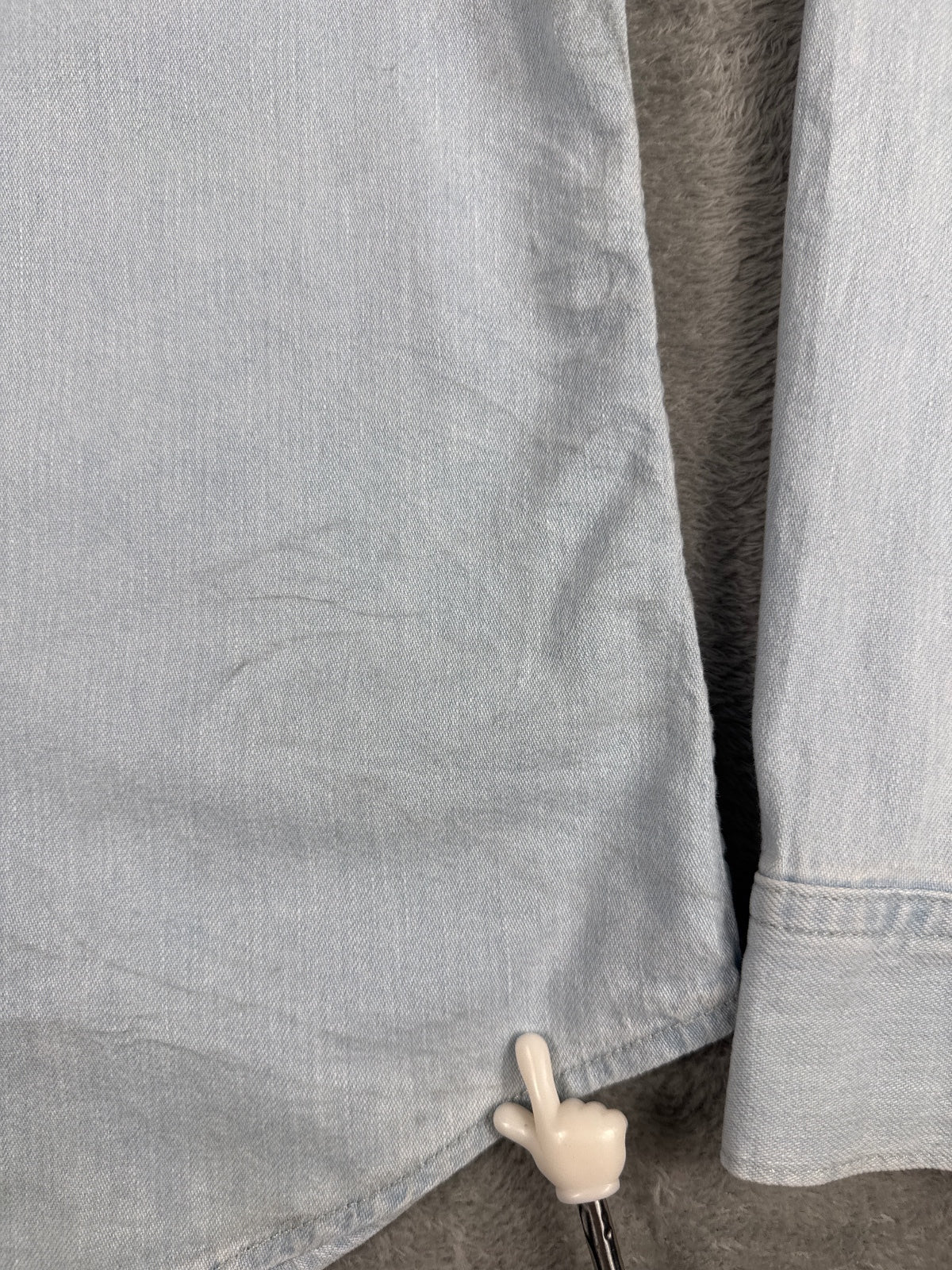 Levi's Classic Fit Light Blue Denim Shirt Size XS