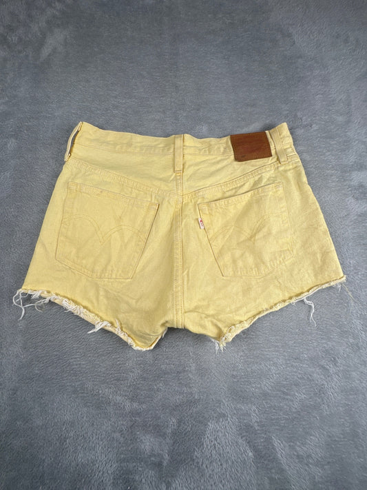 Levi's Premium 501 Yellow Denim Shorts W29