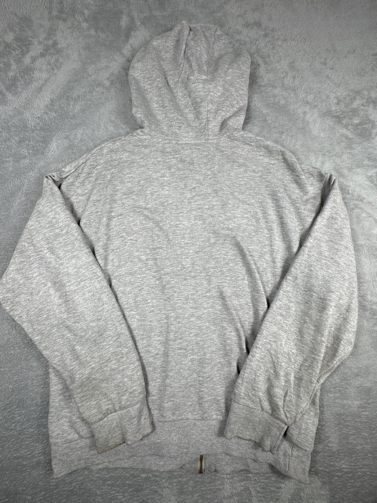 Dickies Grey Zip-Up Hoodie Sweatshirt Size L
