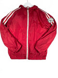 Tommy Hilfiger Red Hooded Windbreaker Jacket Size L