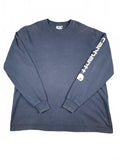 Carhartt Loose Fit Long Sleeve T-Shirt Navy Size L