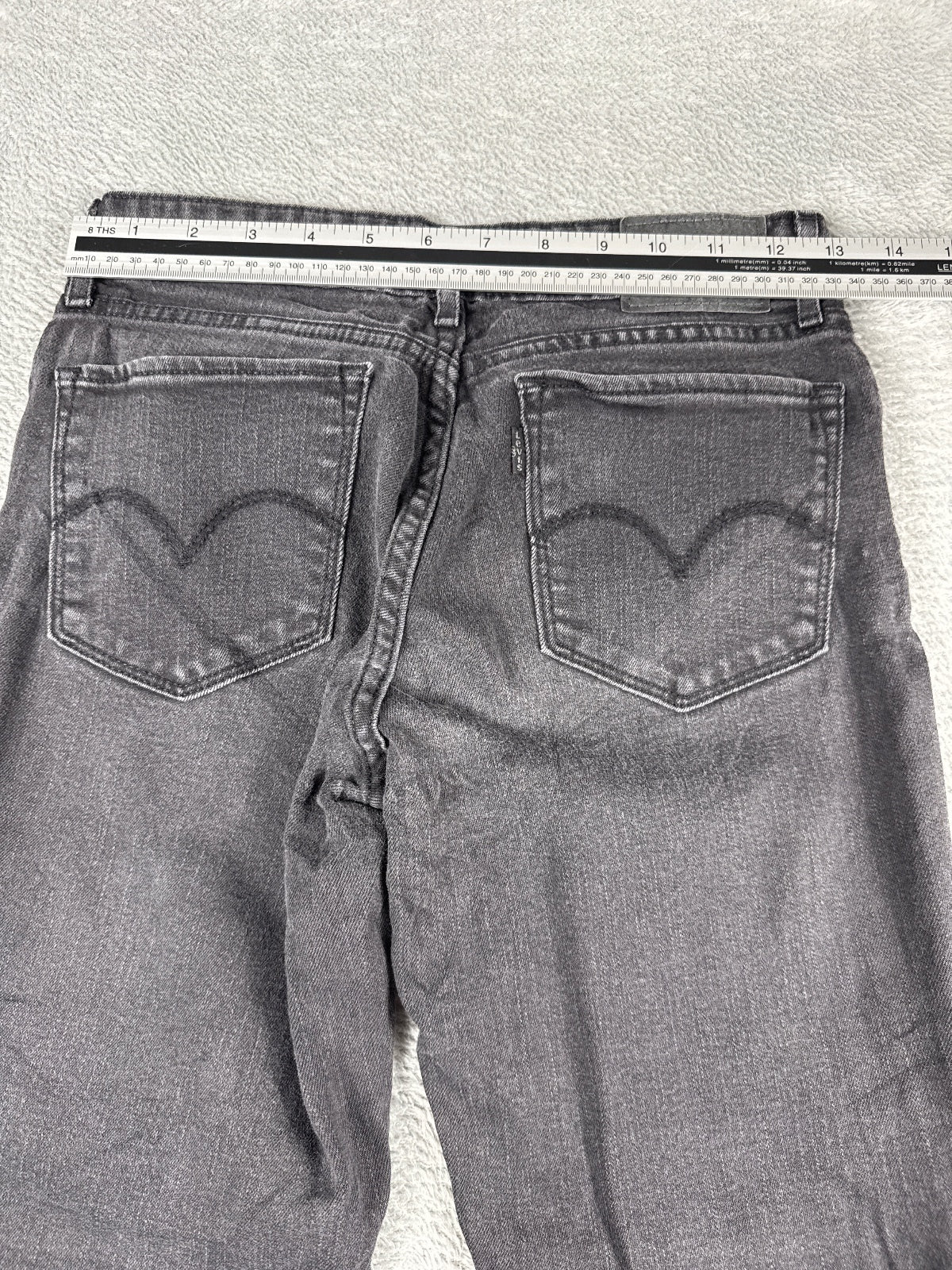 Levi's 711 Skinny Black Jeans W27 L30