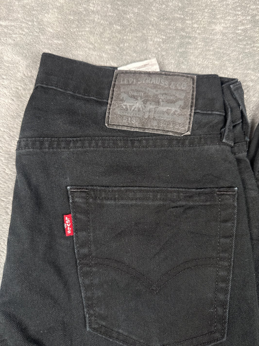 Levi's Black 513 Slim Straight Jeans W30 L32