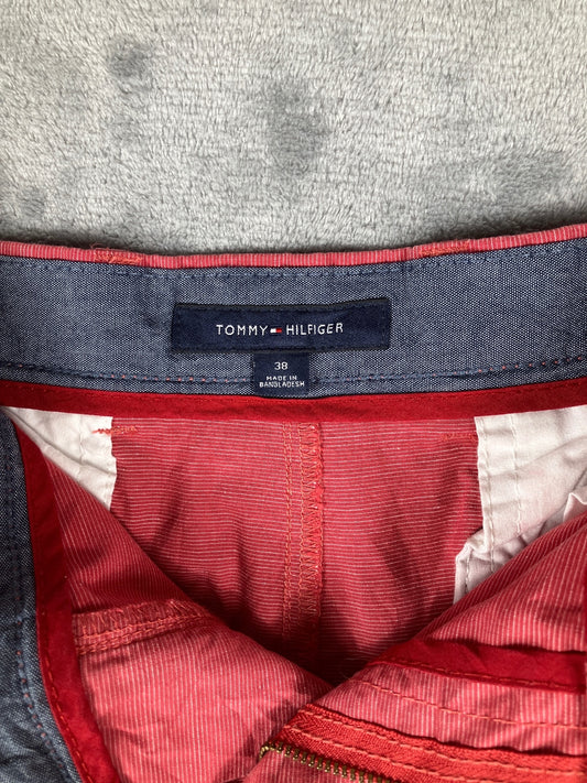 Tommy Hilfiger Red Corduroy Vintage Shorts Size 38