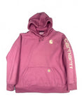 Carhartt Relaxed Fit Hoodie in Pink - XL