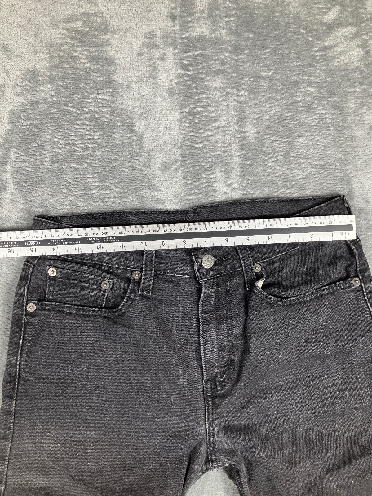 Levi's 502 Black Slim Fit Jeans Waist 29 Length 30