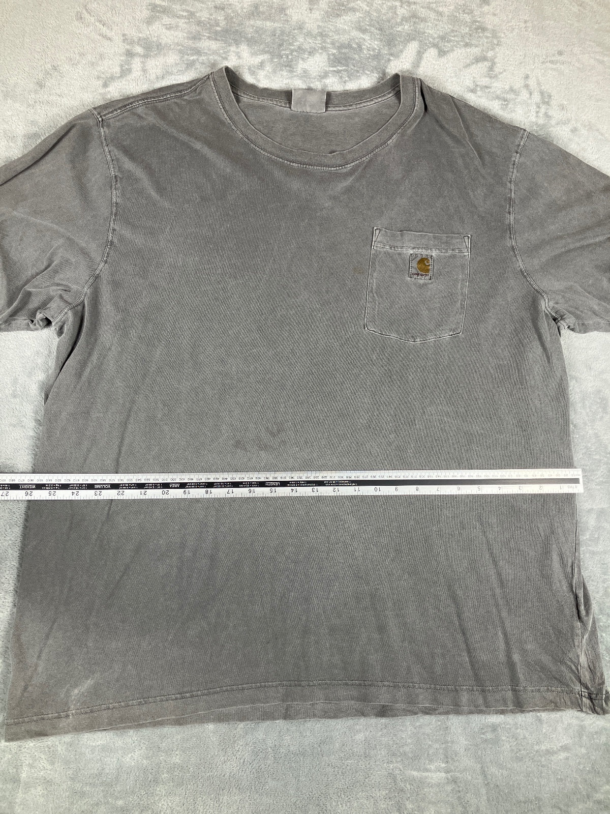 Carhartt Relaxed Fit Grey Pocket Vintage T-Shirt Size 2XL