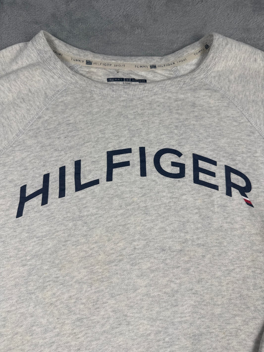 Tommy Hilfiger Sport Grey Sweatshirt with Logo Print Size S