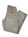 Dickies Relaxed Fit Work Pants Tan Cotton W32 L32