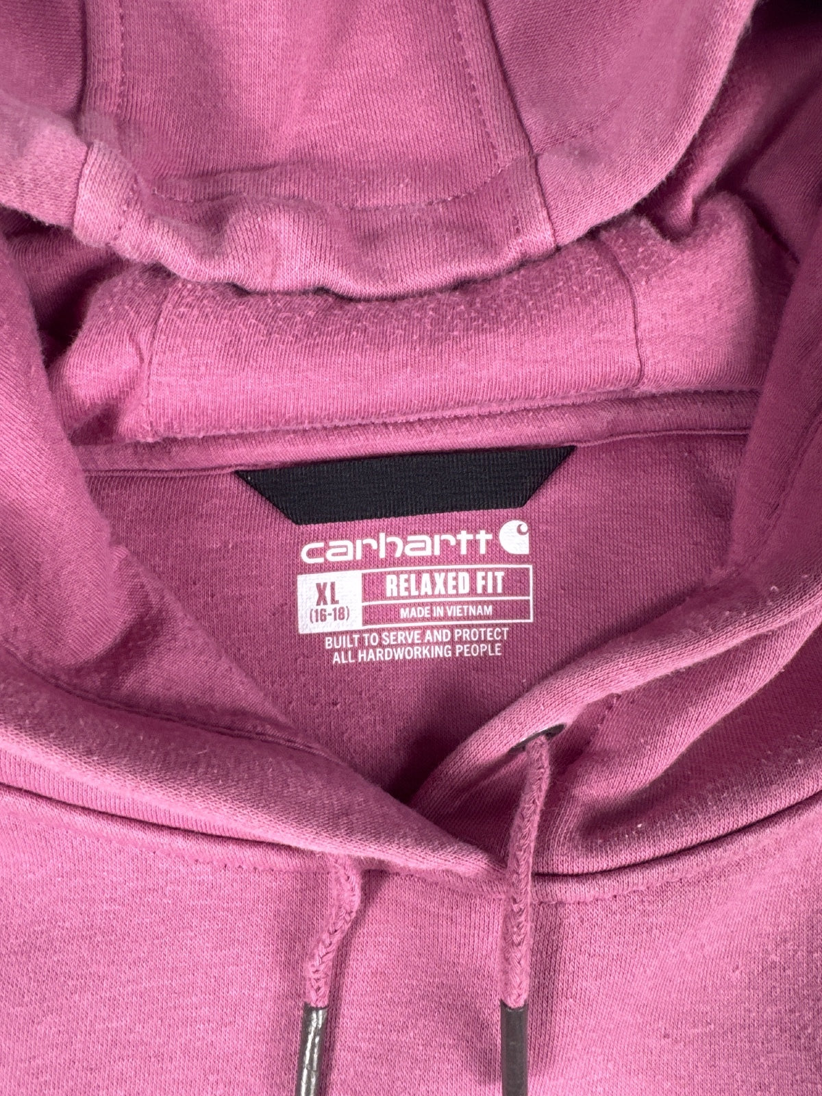 Carhartt Relaxed Fit Hoodie in Pink - XL