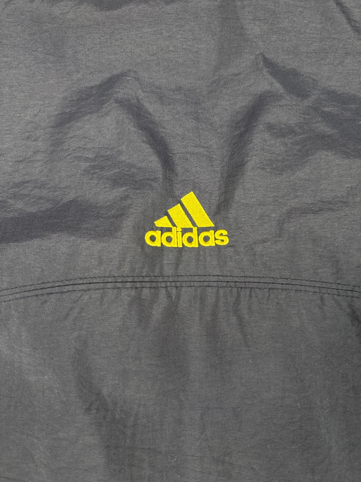 Retro Adidas Lightweight Hooded Windbreaker Jacket - XL