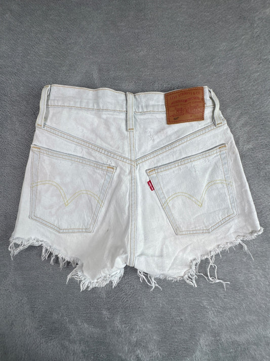Levi's Premium Capital E 501 Light Denim Cutoff Shorts W24