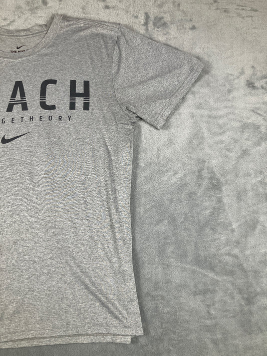 Nike Dri-FIT Gray Coach OrangeTheory Athletic T-Shirt Size M