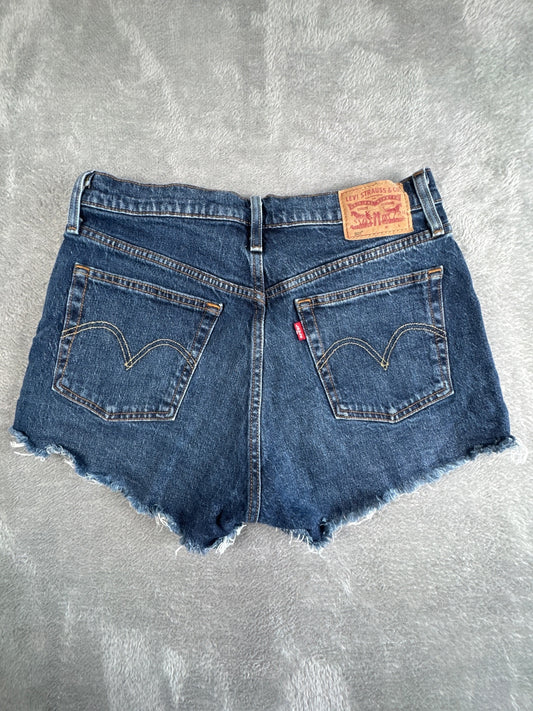 Levi's 501 High-Waisted Distressed Denim Shorts W29