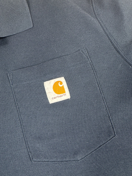 Carhartt Regular Navy Polo Shirt Size XL