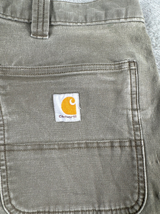 Carhartt Relaxed Fit Work Pants Khaki W42 L32