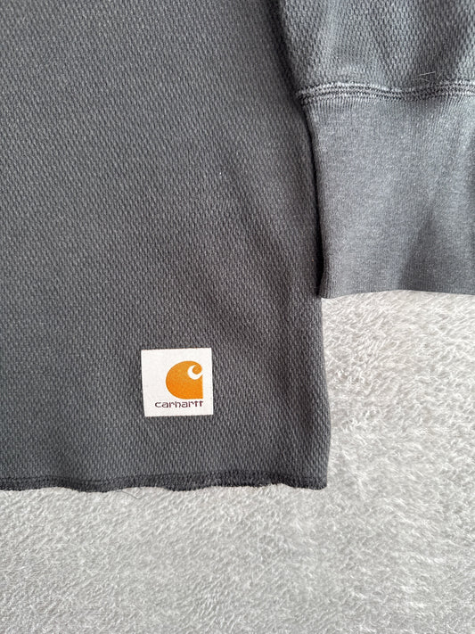 Carhartt Black Long Sleeve Thermal Shirt Size Large