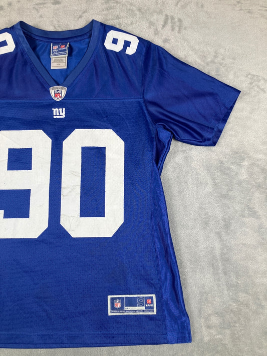 NFL Pro Line New York Giants #90 Blue Football Jersey Size S